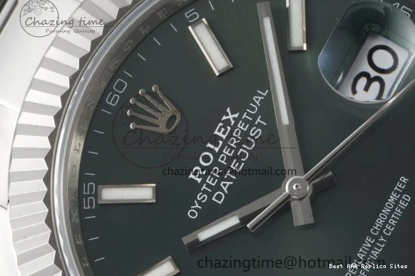 AAA Replica Watches Oyster 1:1 Packable 904L Bracelet 41 Stick 2154 DateJust NTF on Edition Steel Best 126334 VR Dial Green 1229